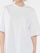 Футболка жіноча W13.14.00.510 біла з тонкого бавовняного джерсі Arber T-shirt oversize W2 S білий (W13.01.00.610) - изображение 5