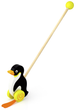 Pchacz drewniany Viga Pingwinek 50962 (6934510509620) - obraz 1