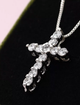 Ланцюжок із хрестиком Fashion Jewerly в стилі Тіффані покриття срібло 925 хрестик на шию жіночий сріблястий (SVS) - зображення 2