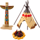 Набір іграшок Lean Toys Indian Village 10 предметів (5905991054467) - зображення 2