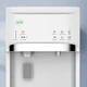 Кулер для води ViO X628 FCBI, з льодогенератором та нижнім завантаженням, компресорне охолодження, білий + стаканотримач - зображення 5