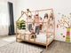 Дитяче ліжко будиночок Монтессорі BUSY WOOD на ніжках Модель 2 160x80 см натуральне дерево - зображення 6