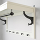 Вішалка з полицею для головних уборів HEMNES IKEA 602.437.98 білий - зображення 4