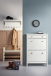 Вішалка з полицею для головних уборів HEMNES IKEA 602.437.98 білий - зображення 8