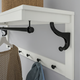 Вішалка з полицею для головних уборів HEMNES IKEA 602.437.98 білий - зображення 12