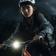 Lampa rowerowa przednia RockBros RHL1500 z powerbankiem 5000 mAh 1500 lm IPX6 Black (5907769364655) - obraz 7