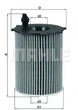 Фильтр масла Knecht OX171/2D1 MAHLE (OX1712D1) - изображение 1
