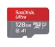 Карта пам'яті microSDXC (UHS-1) SanDisk Ultra 128Gb class 10 A1 (100Mb/s) (SDSQUNR-128G-GN6MN) - изображение 1
