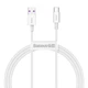 Кабель Baseus Superior Series USB для Type-C 66W 1m White (CATYS-02) - зображення 1
