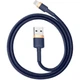 Кабель Baseus Cafule Cable USB для iP 1.5A 2m Gold+Blue (CALKLF-CV3) - зображення 1