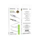 Аудіокабель BOROFONE BL20 True sound silicone digital audio conversion cable iP White (6941991114403) - изображение 2