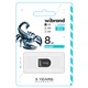 Флеш-накопичувач Wibrand USB 2.0 Scorpio 8Gb Black (WI2.0/SC8M3B) - зображення 2