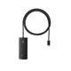 USB-хаб Baseus Lite Series 4-Port Type-C HUB Adapter (Type-C to USB 3.0*4 ) 1m Black (WKQX030401) - изображение 1