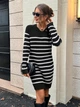 Сукня в'язана міді осіння тепла жіноча SHEIN GD-00197964 L Чорна (DN3012300089734) - зображення 1