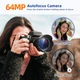 Фотоаппарат CCN 64Мп / CMOS / 4K 30fps / 16Х зум / Wi-Fi / Черный Б/В - изображение 6