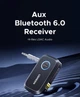 Адаптер Bluetooth 6.0 з LDAC Ugreen BT509 бездротовий аудіоадаптер Hi-Res, 3,5-мм AUX-приймач для колонок/дротових колонок/стерео Black (55546) - зображення 10