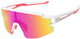 Окуляри велосипедні Rockbros UV400 White Pink (5907769373183) - зображення 1