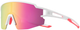 Окуляри велосипедні Rockbros UV400 White Pink (5907769373183) - зображення 2