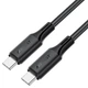 Кабель для смартфонів і планшетів ACEFAST C17-03, USB-C – USB-C, 60W, чорний - зображення 1