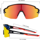Okulary rowerowe Rockbros UV400 Black Red (5907769373176) - obraz 3
