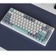 Бездротова (Bluetooth + 2,4G) механічна клавіатура AJAZZ AK75 Pro 78Key, RGB, УКР/АНГЛ, blue (AK75PROB) - зображення 1