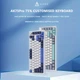 Бездротова (Bluetooth + 2,4G) механічна клавіатура AJAZZ AK75 Pro 78Key, RGB, УКР/АНГЛ, blue (AK75PROB) - зображення 2