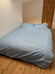Наволочка Cozy з вишитими золотими колосками 40x60 см Небесно-блакитна - зображення 6