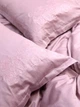 Комплект постільної білизни Cozy рожевий з вишитими півоніями в тон Односпальний 140*200 см, простирадло 130*240 без резинки - изображение 4