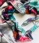 Дизайнерська хустка My Scarf "Райський острів" 90 на 90 см прикрашена корралом - изображение 3