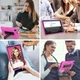 Чехол ARM Standart для планшета Samsung Galaxy Tab A 8.4 (2020) SM-T307 противоударный с откидной подставкой Rose - изображение 6