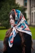 Велика дизайнерська хустка My Scarf "Косові мотиви" 90 на 90 см - изображение 10