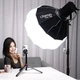 Софтбокс сферический Ulanzi UV-L108 LAS005, освещение на 360°, нейлон, крепление Bowens, диаметр 65 см (L108) - изображение 6