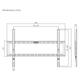 Кронштейн для телевізора ITech PLB-64 37–86", VESA 600x400 до 45кг Black - зображення 4