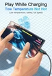 Кабель Essager USB - Type C з дисплеєм, 7A, 100W, 2m (200cm) Black - зображення 9