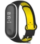 Ремешок Nike style с металлической застежкой для фитнес-браслета Xiaomi Mi Band 4 и 3 Черный с желтым (mrk3080) - изображение 7