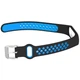 Ремешок Nike style с металлической застежкой для фитнес-браслета Xiaomi Mi Band 4 и 3 Черный с голубым (mrk9296) - изображение 4