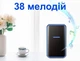 Комплект бездротових дзвінків із приймачем і 38 мелодіями WDB-02-2 чорний - зображення 6