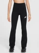 Spodnie dresowe młodzieżowe dziewczęce Nike G Nsw Clssc Hr Flare Tght Lbr FZ5585-010 137-147 M Czarne (197596834703) - obraz 1