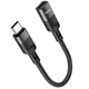 Перехідник Hoco U107 Type-C male to Lightning female (0.1m) Black - зображення 4