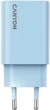 Мережевий зарядний пристрій Canyon OnCharge 30CL 1xPD Type-C 30W Light Blue (CNE-CHA30CLLBL) - зображення 1