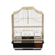 Клітка для малих птахів розміри 30 х 23 х 39 см колір "золото" GOLDEN CAGE A112 GOLD - зображення 4