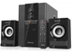 Колонки 2.1 REAL-EL M-355 (44Вт, Bluetooth, FM, USB/SD, ПДУ) - изображение 1