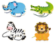 Drewniana sznurowanka Viga Zoo 51326 (6934510513269) - obraz 1