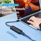 USB-хаб Vention USB-C to USB 3.0*3/RJ45/Micro-B HUB 0.15 Black ABS Type - зображення 7