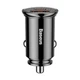 Автомобільний зарядний пристрій Baseus Circular Plastic A+C 30W Black - зображення 3