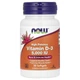 NOW Foods вітамін D3 5000 МО 30 капсул Д3 для зубів кісток м'язів харчова добавка холекальциферол айхерб США - зображення 3