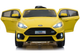 Samochód elektryczny dla dzieci Lean Toys Ford Focus Żółty (5907625580823) - obraz 15