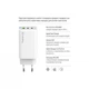 Зарядное устройство ColorWay GaN Mini 65W PD Port PPS USB (USB-2C1A) white (CW-CHS058PD-WT) (254542) - изображение 9