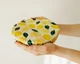 Вощанка багаторазова воскова серветка Beesafe обгортка для зберігання продуктів велика XL Лимони - изображение 4