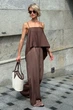 Костюм Jadone Fashion Сингл L шоколад - изображение 8